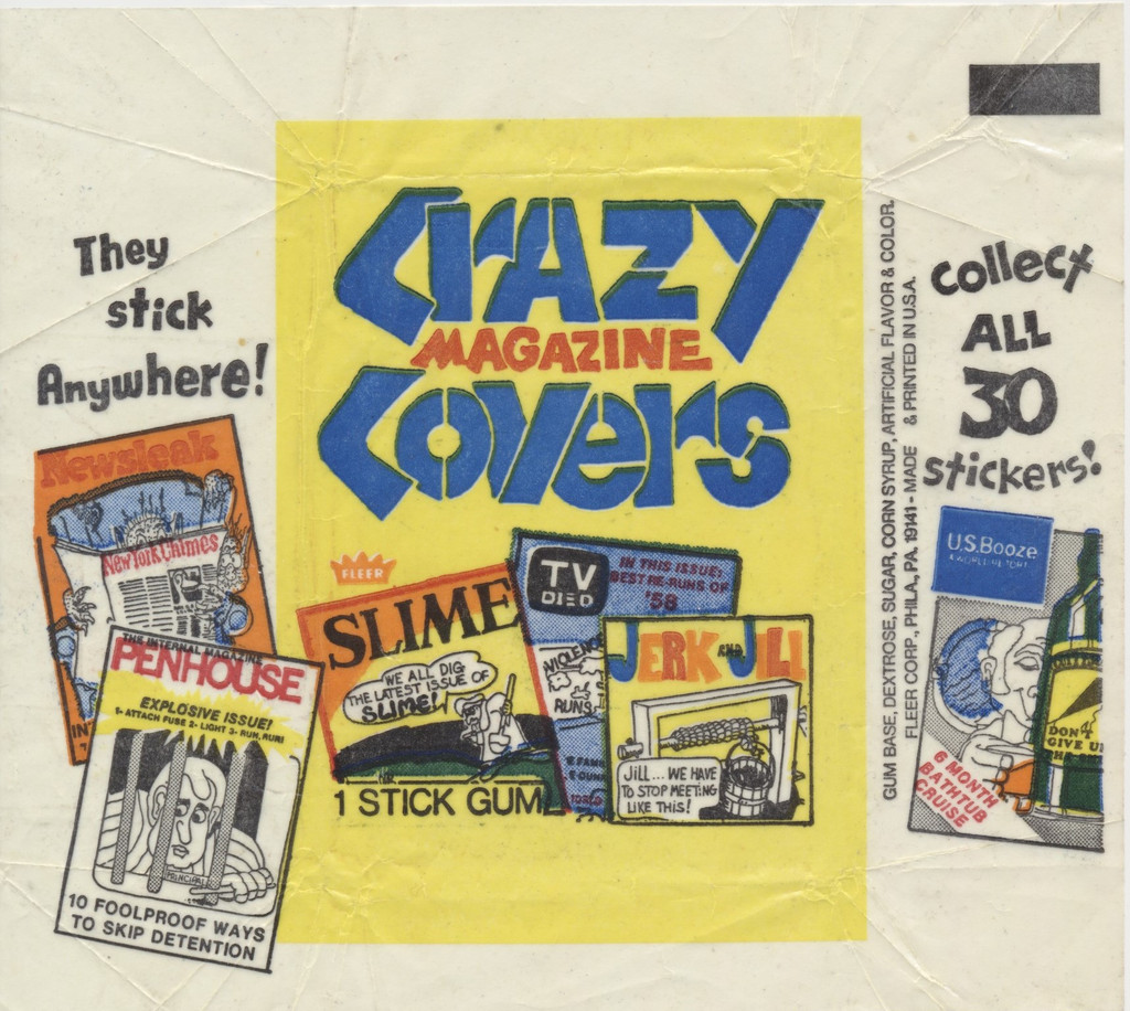 1973 Fleer Crazy Magazine Covers Series 1  Wrapper  #*sku34465