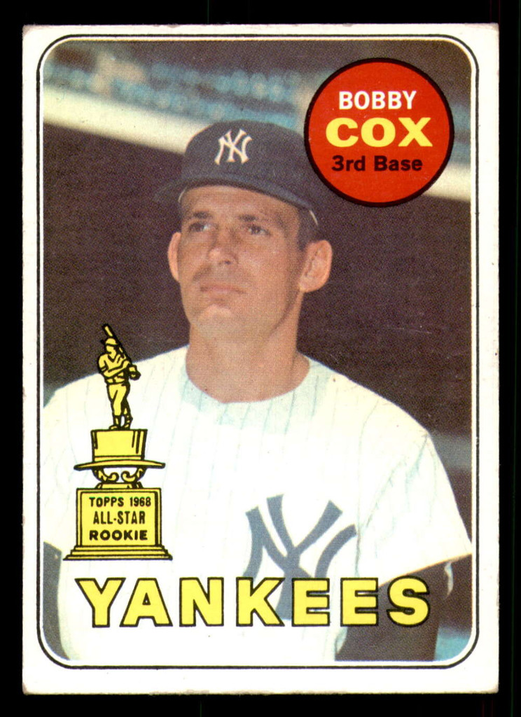 1969 Topps #237 Bobby Cox VG-EX RC Rookie 