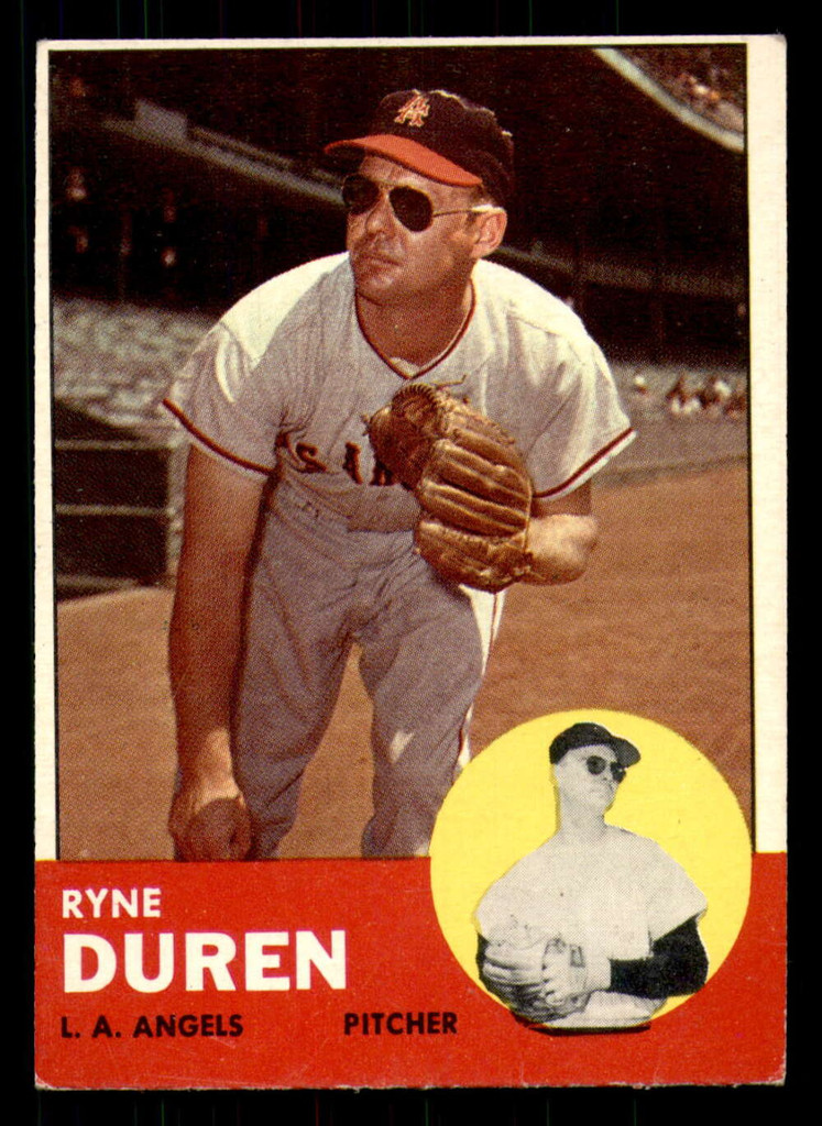 1963 Topps # 17 Ryne Duren Excellent 