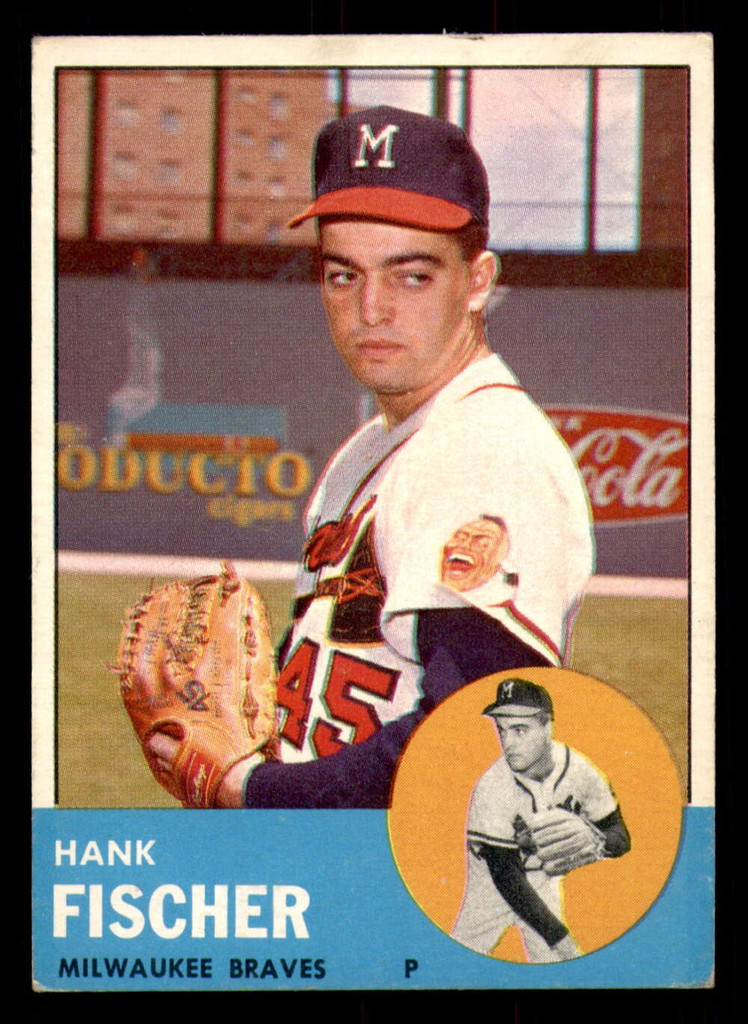 1963 Topps #554 Hank Fischer Excellent RC Rookie  ID: 334070