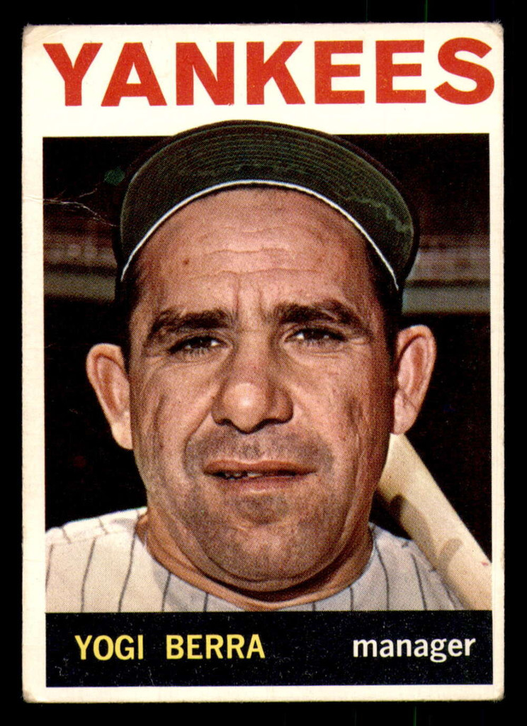 1964 Topps # 21 Yogi Berra MG Very Good  ID: 334734