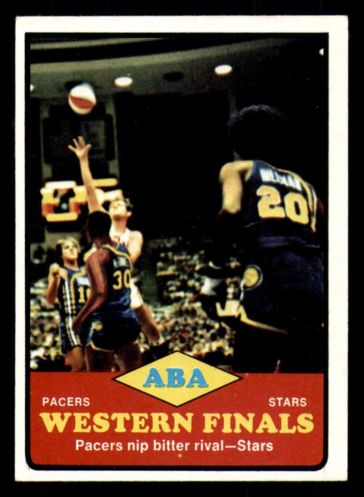 1973-74 Topps #206 ABA Western Finals Ex-Mint  ID: 335258