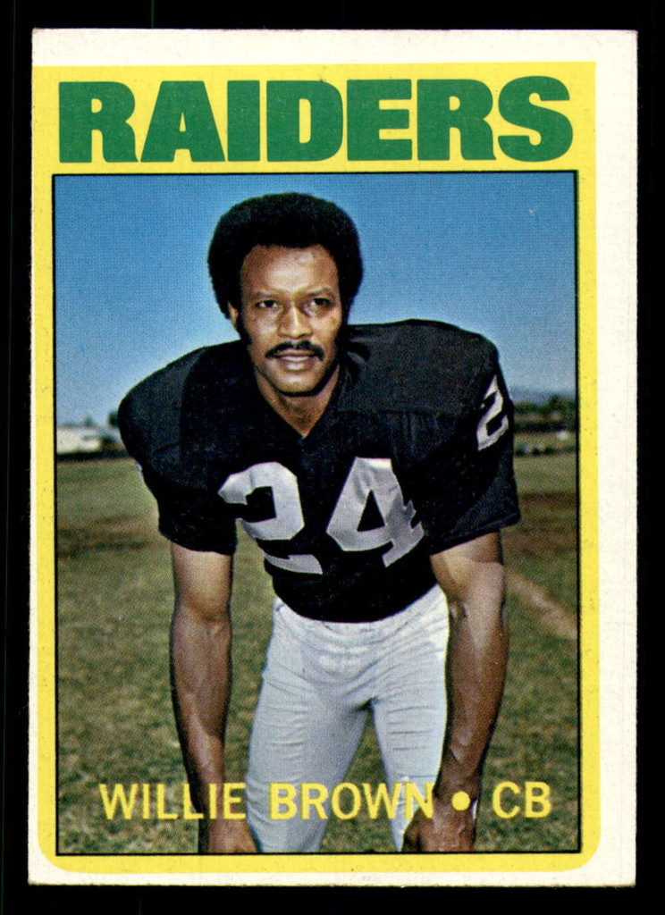 1972 Topps # 28 Willie Brown Ex-Mint 