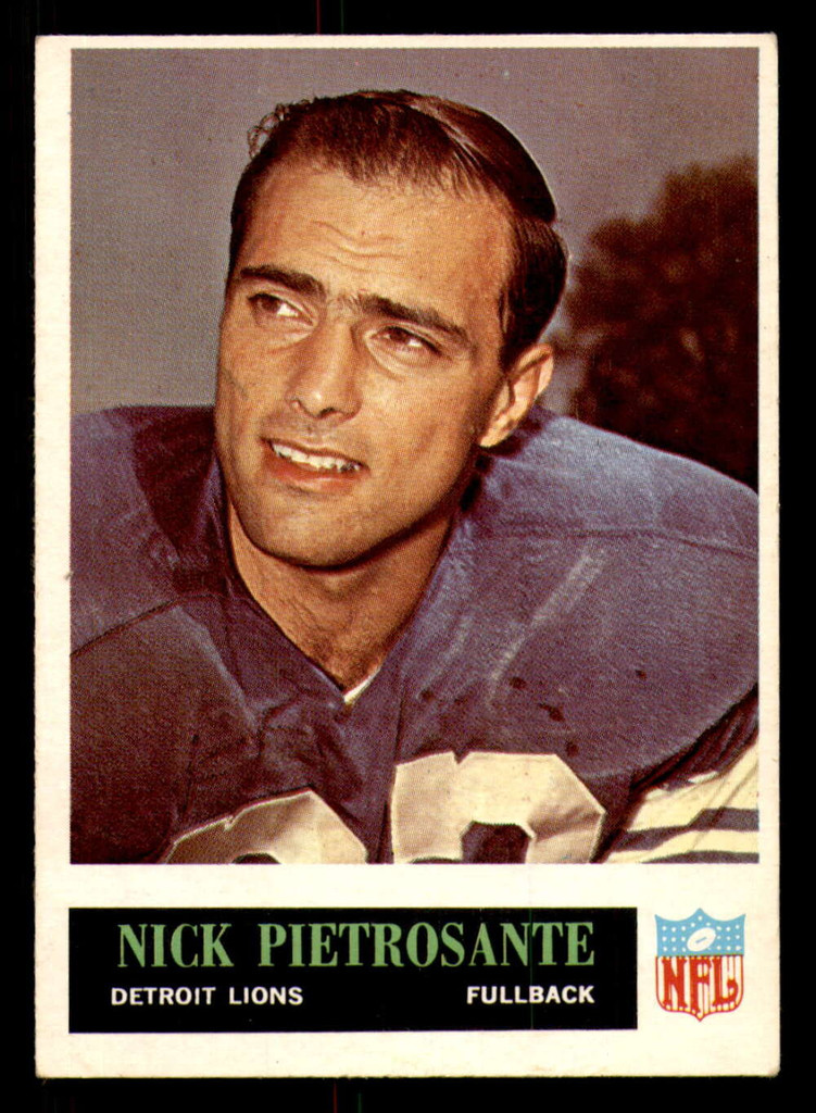 1965 Philadelphia #66 Nick Pietrosante Excellent+ 