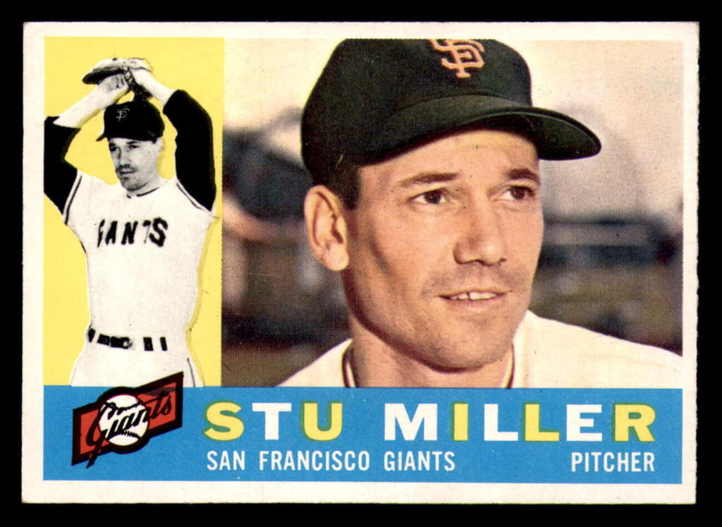 1960 Topps #378 Stu Miller Ex-Mint  ID: 338005