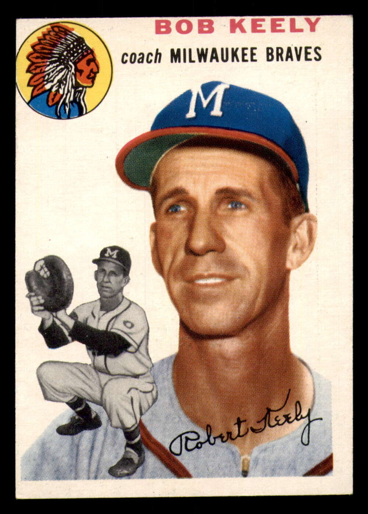 1954 Topps #176 Bob Keely CO Excellent 