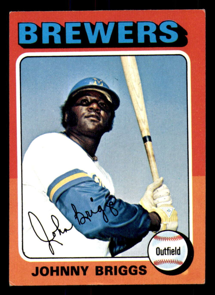 1975 Topps #123 Johnny Briggs Ex-Mint  ID: 340741