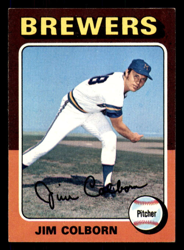 1975 Topps #305 Jim Colborn Ex-Mint  ID: 341216