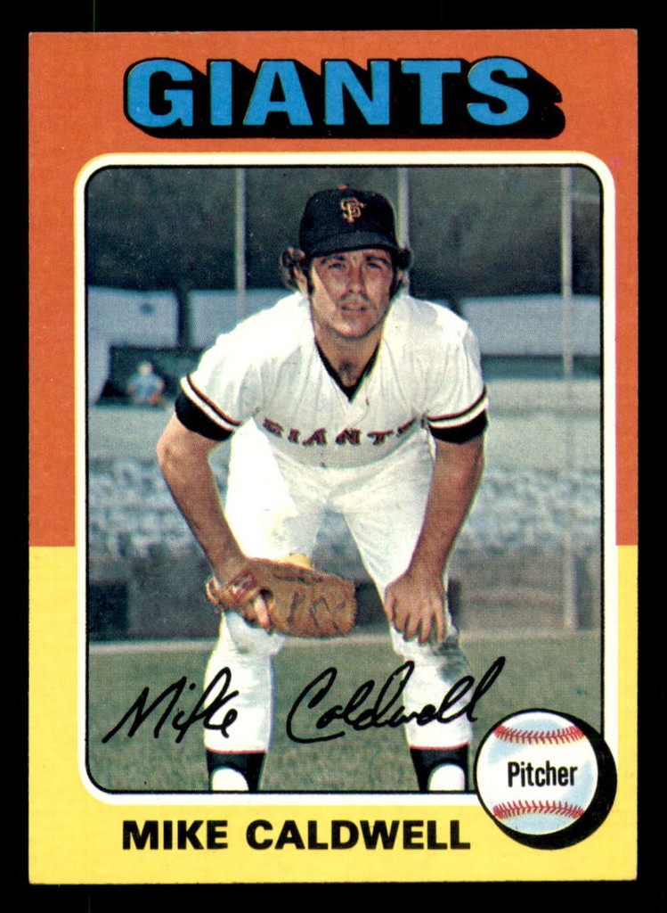 1975 Topps #347 Mike Caldwell Near Mint 
