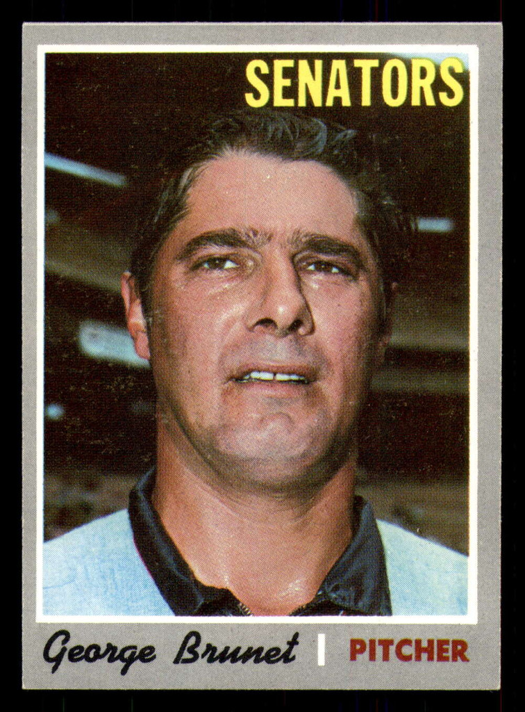 1970 Topps #328 George Brunet Near Mint+  ID: 343699