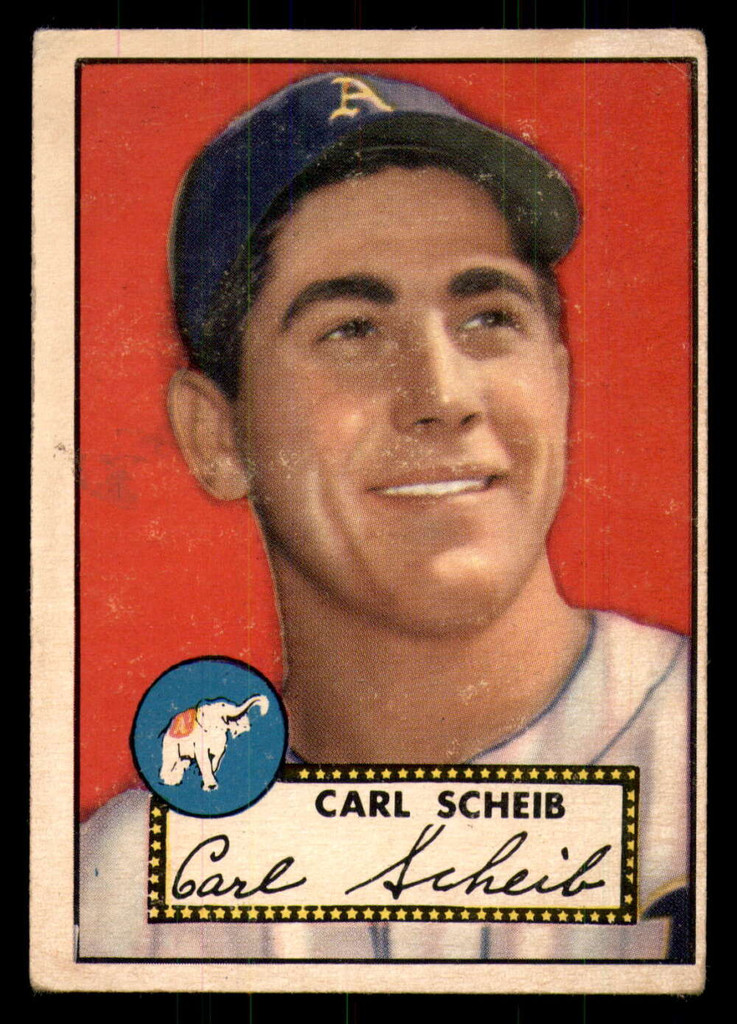 1952 Topps #116 Carl Scheib Very Good 