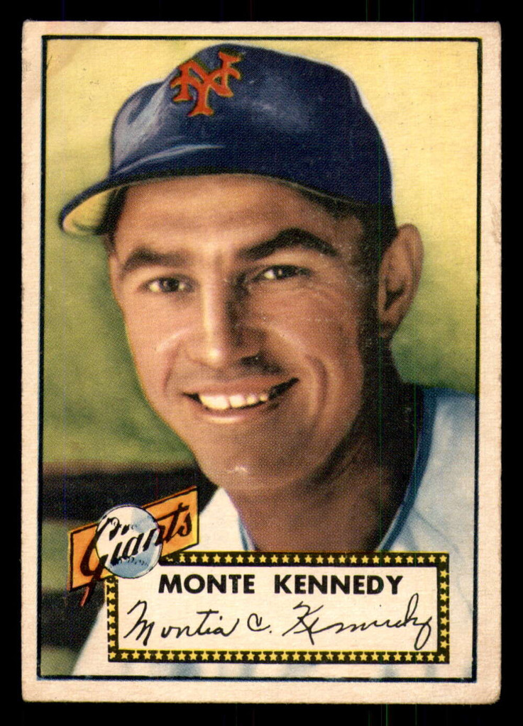 1952 Topps #124 Monte Kennedy VG-EX 