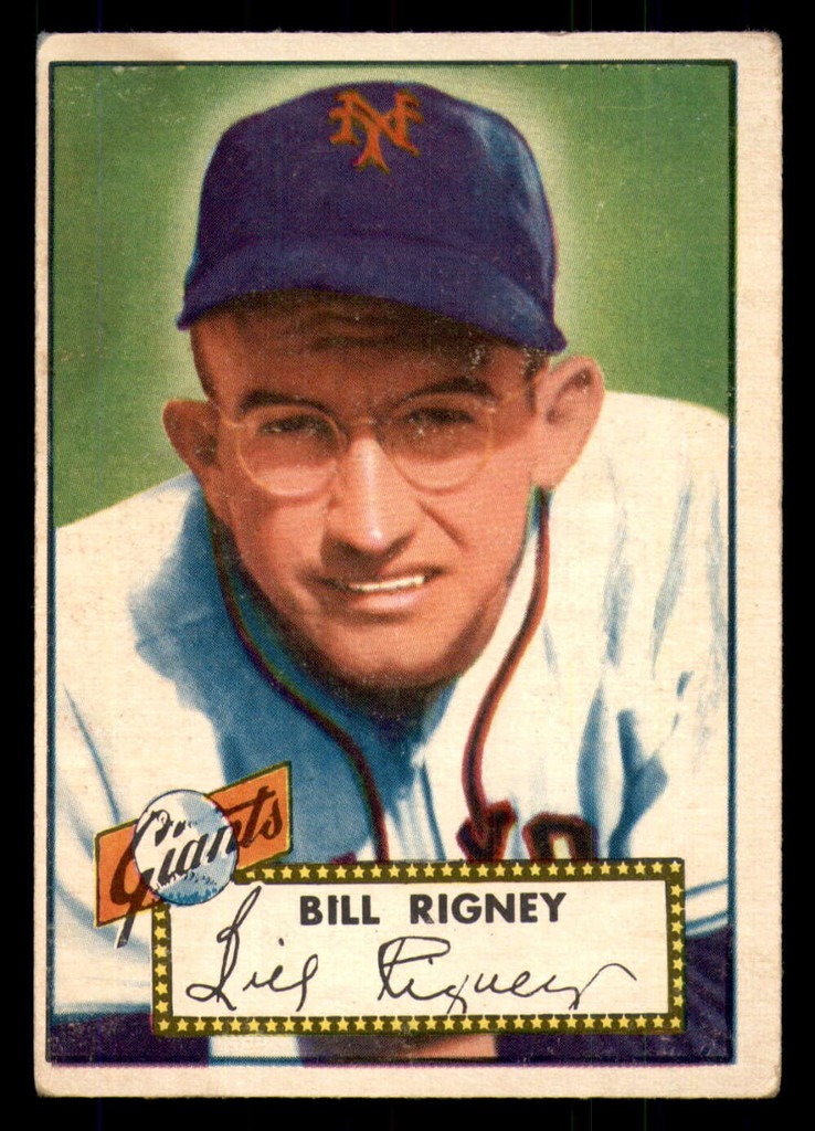 1952 Topps #125 Bill Rigney VG-EX  ID: 345546