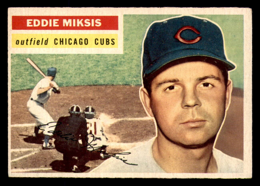 1956 Topps #285 Eddie Miksis Ex-Mint  ID: 345969