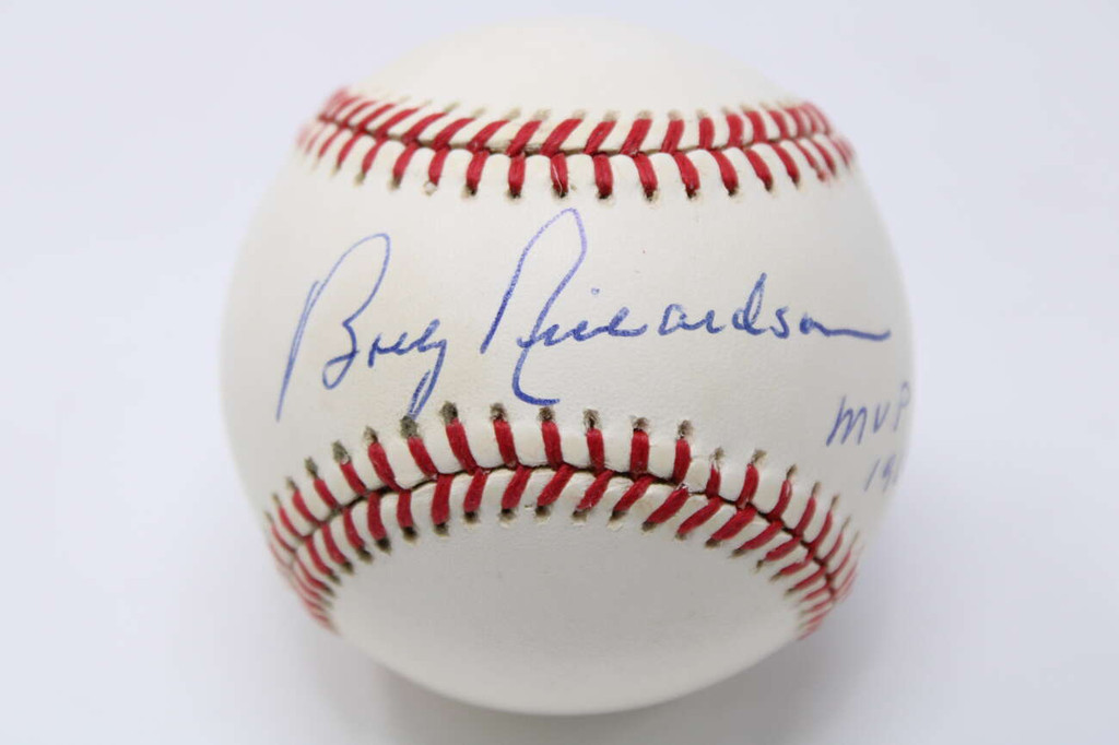 Bobby Richardson OAL Baseball Signed Auto PSA/DNA Authenticated Yankees 1960 WS MVP