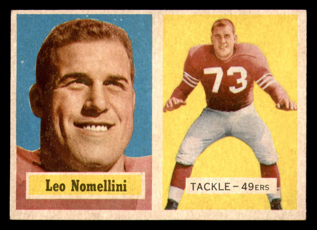 1957 Topps #6 Leo Nomellini Near Mint 