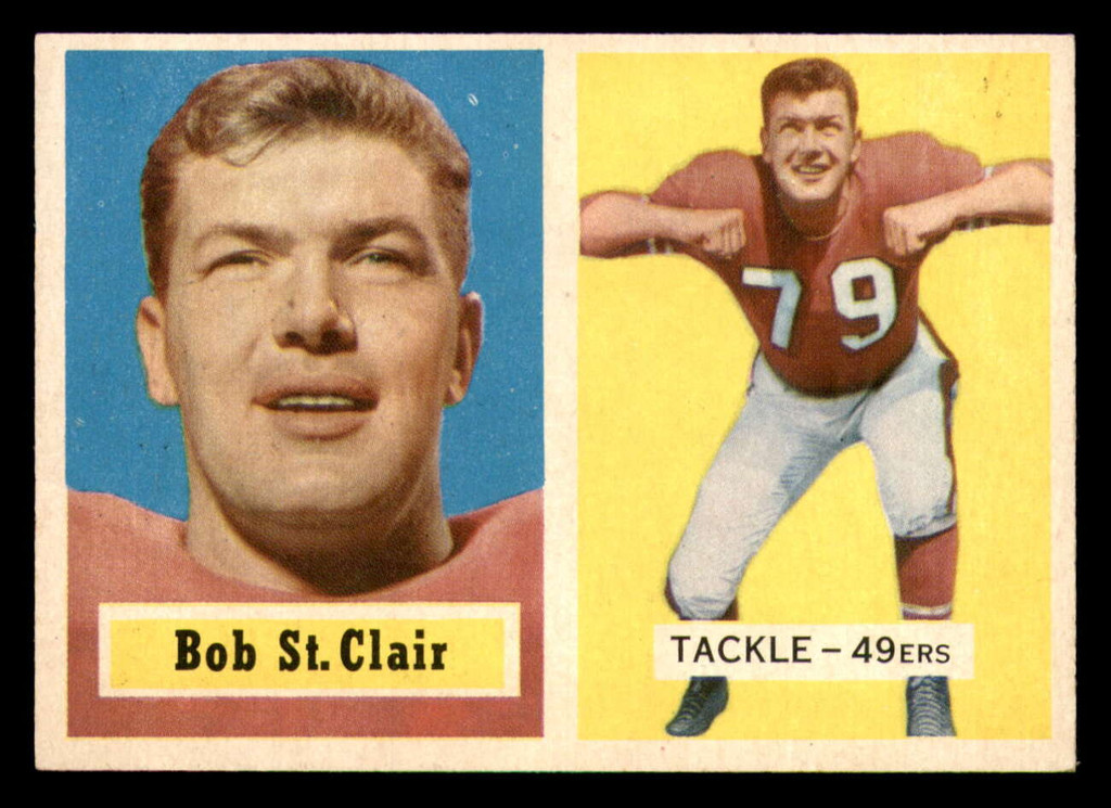 1957 Topps #18 Bob St. Clair Ex-Mint  ID: 347615