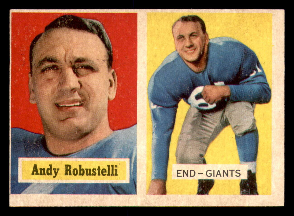 1957 Topps #71 Andy Robustelli Ex-Mint  ID: 347661