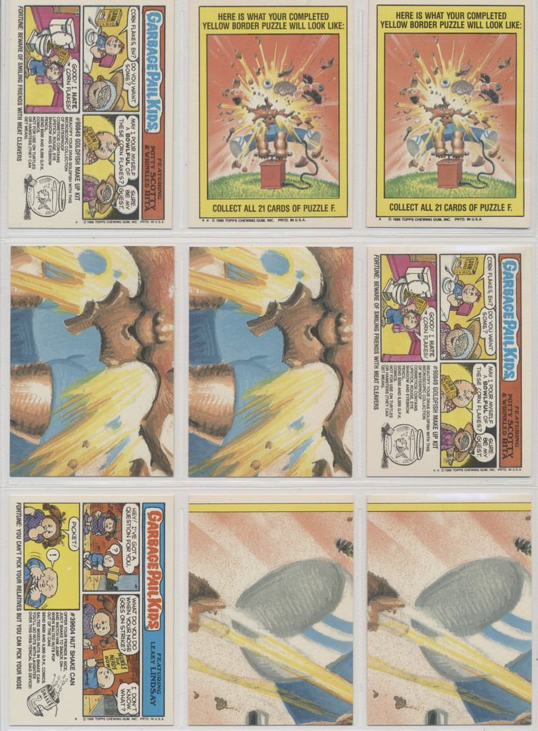 1986 Topps Garbage Pail Kids Series 6 Set 88 Cards  #*