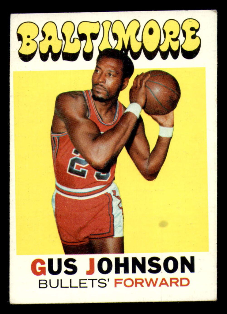 1971-72 Topps #77 Gus Johnson DP Excellent 