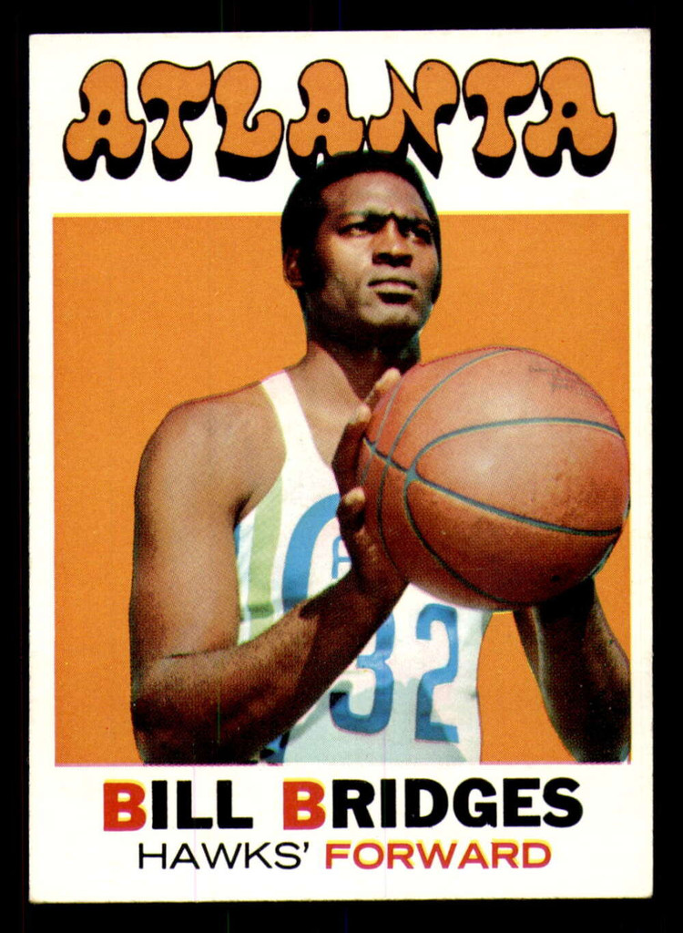 1971-72 Topps #132 Bill Bridges DP Ex-Mint  ID: 350349