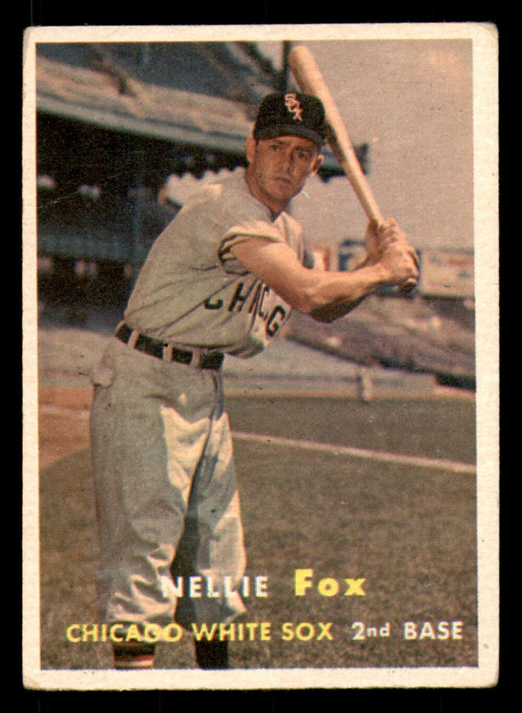 1957 Topps #38 Nellie Fox Very Good  ID: 350802