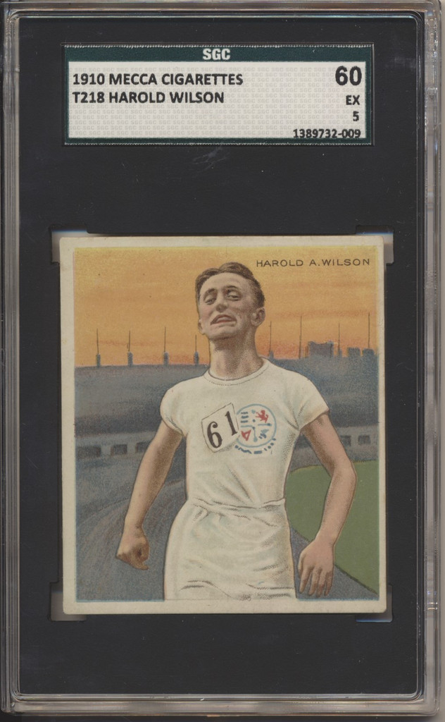 1910 Mecca Cigarettes Champion Athlete H.A. Wilson  SGC 60 EX 5  #*