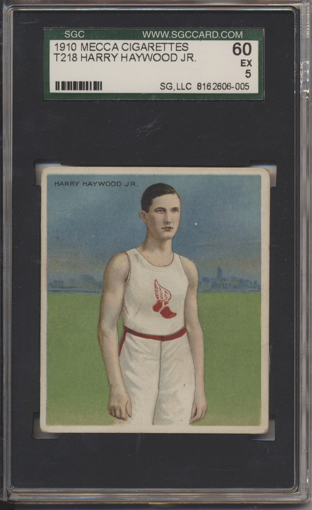 1910 Mecca Cigarettes Champion Athlete Harry Haywood  SGC 60 EX 5  #*