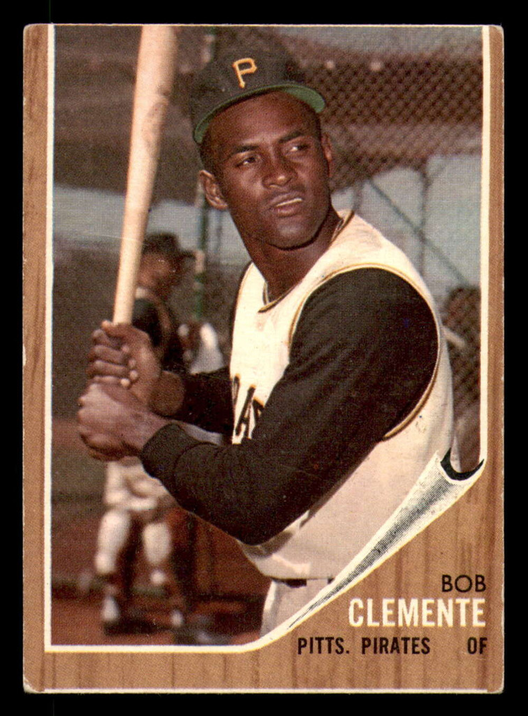 1962 Topps #10 Roberto Clemente Miscut Pirates  