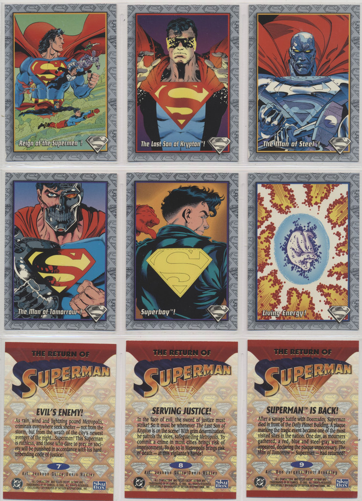 1993 Skybox The Return Of Superman  Set 100  #*