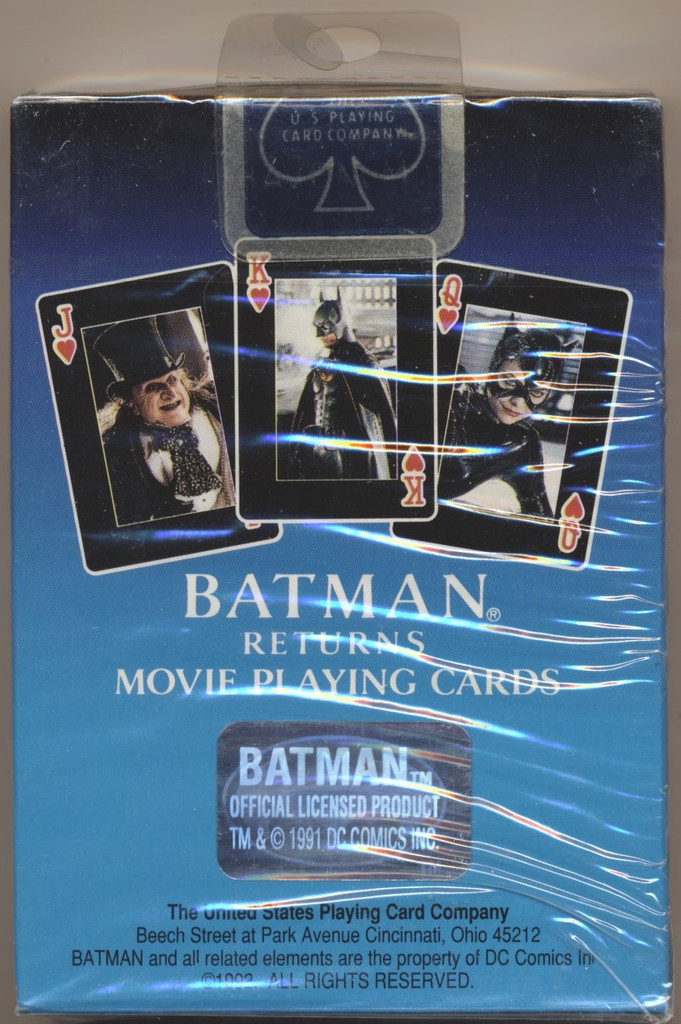 1992 Playing Cards Batman Returns Sealed Deck  #*