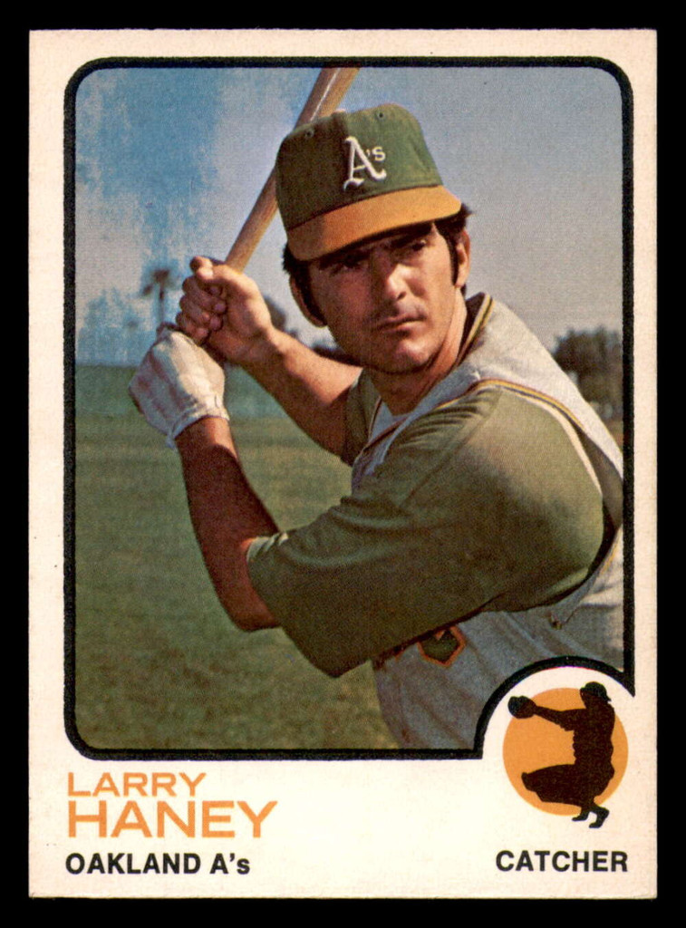 1973 O-Pee-Chee #563 Larry Haney Near Mint+ OPC 