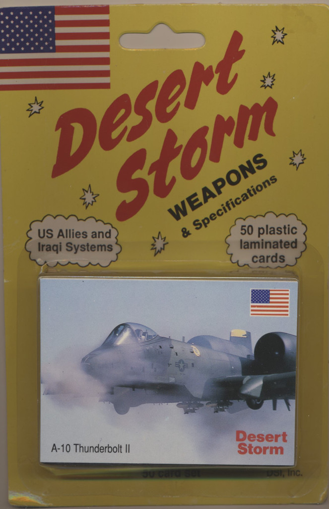 1991 DSI Inc Desert Storm Weapons & Specifications Set 50  #*