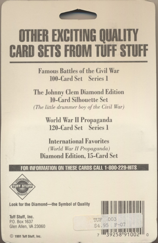 1991 Tuff Stuff, Inc 50th Anniversary Remember Pearl Harbor  #*
