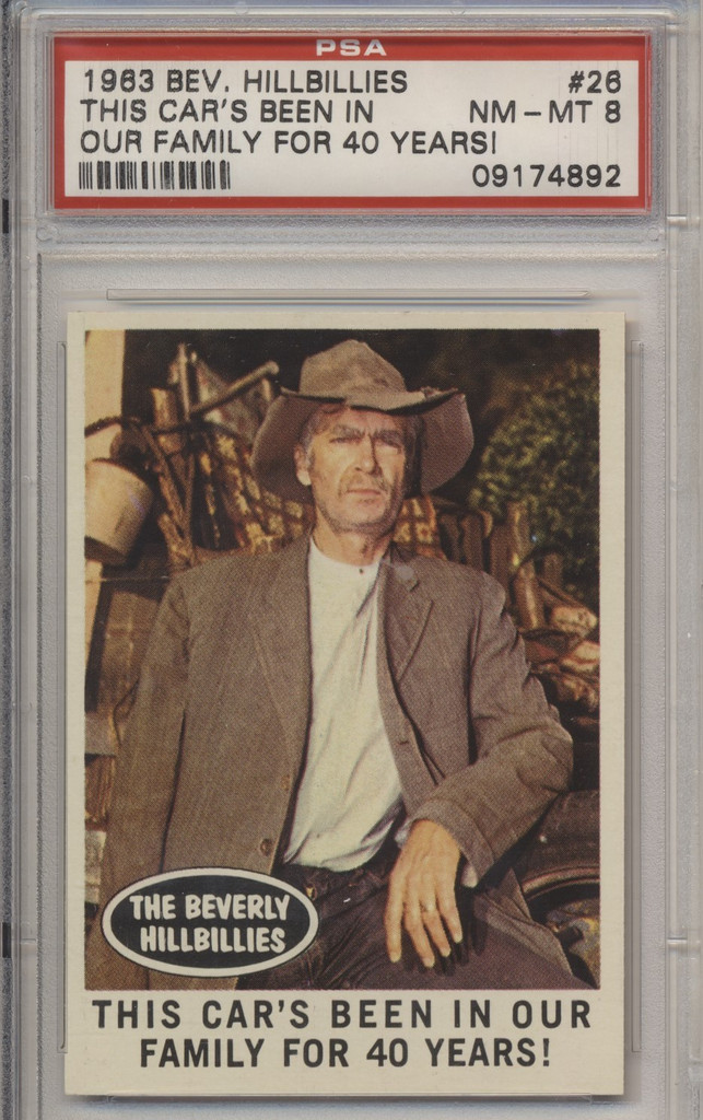 1963 Beverly Hillbillies #26 This Car Been In Our.. PSA 8 NM-MT  #*