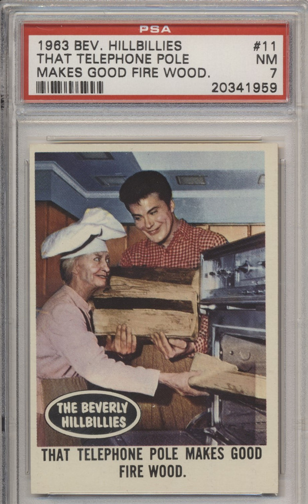 1963 Beverly Hillbillies #11 That Telphone Pole... PSA 7 NM  #*