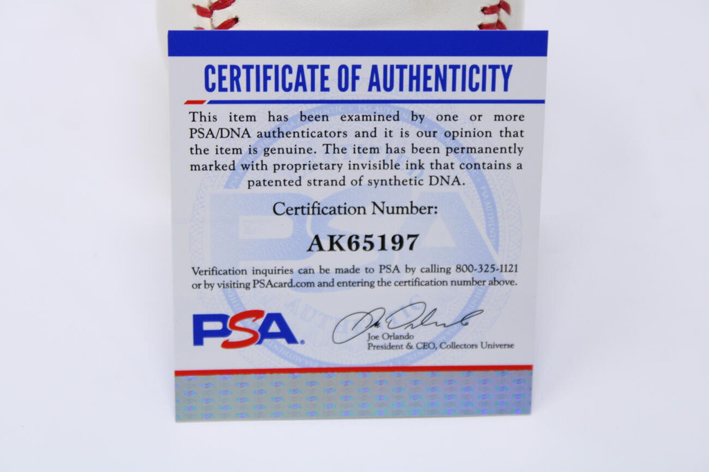 Lou Bourdeau Baseball Signed Auto PSA/DNA Authenticated Cleveland Indians
