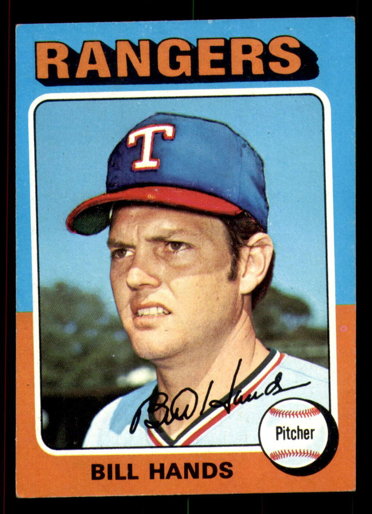 1975 Topps #412 Bill Hands Ex-Mint  ID: 354888