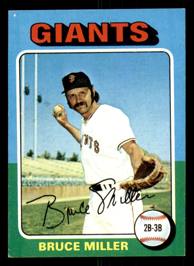 1975 Topps #606 Bruce Miller Ex-Mint RC Rookie  ID: 355081