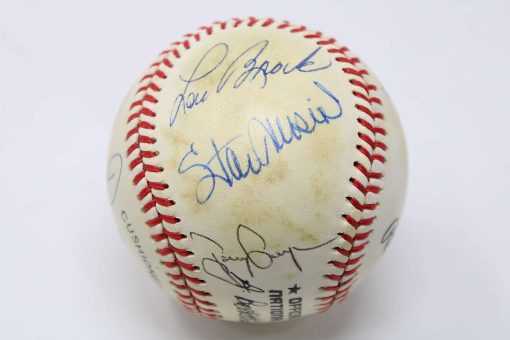 3000 Hit Club 9 Players w/ Rose, Mays, Aaron, Musial Baseball Signed Auto PSA/DNA Authenticated