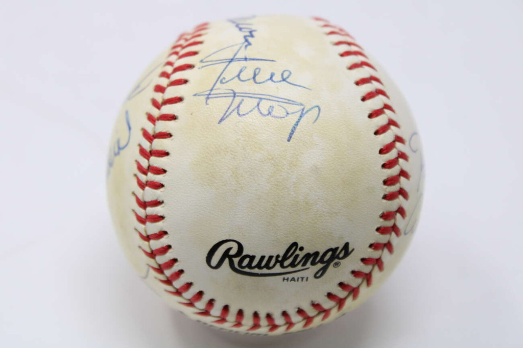 3000 Hit Club 9 Players w/ Rose, Mays, Aaron, Musial Baseball Signed Auto PSA/DNA Authenticated