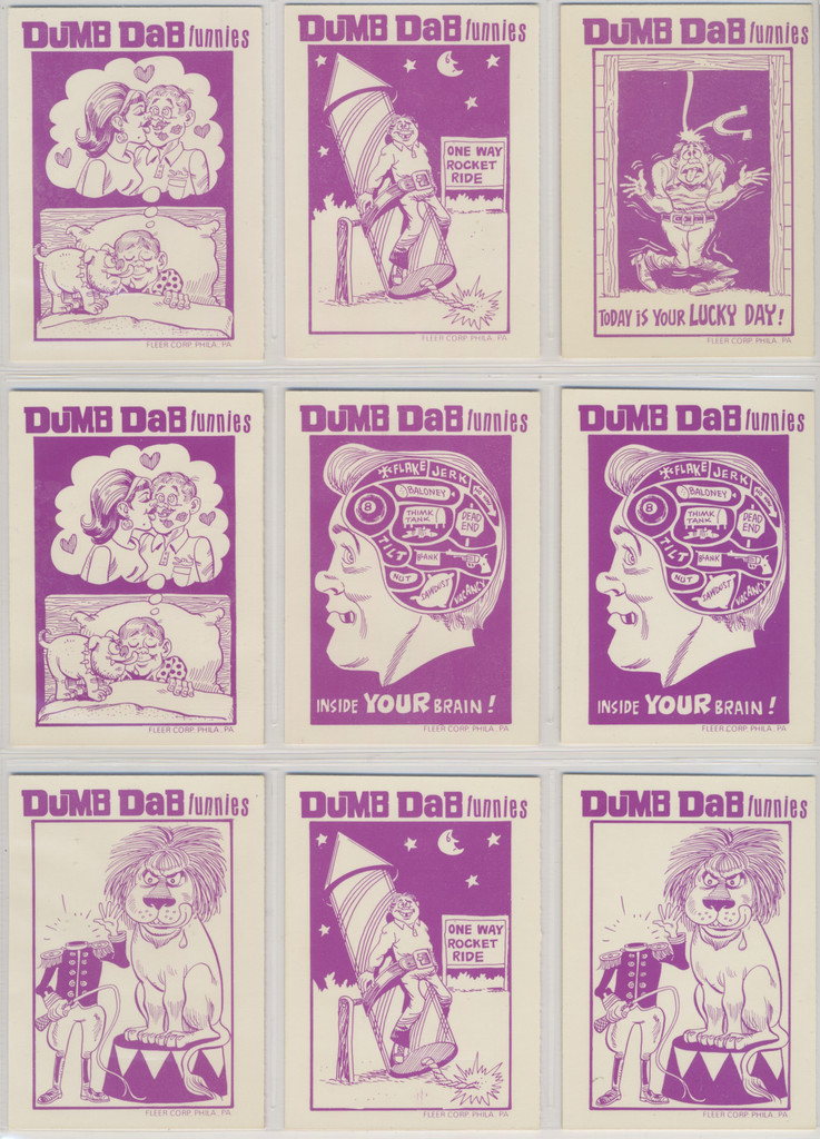 1980's Fleer Dumb Dabs Lot of 13  #*sku37564