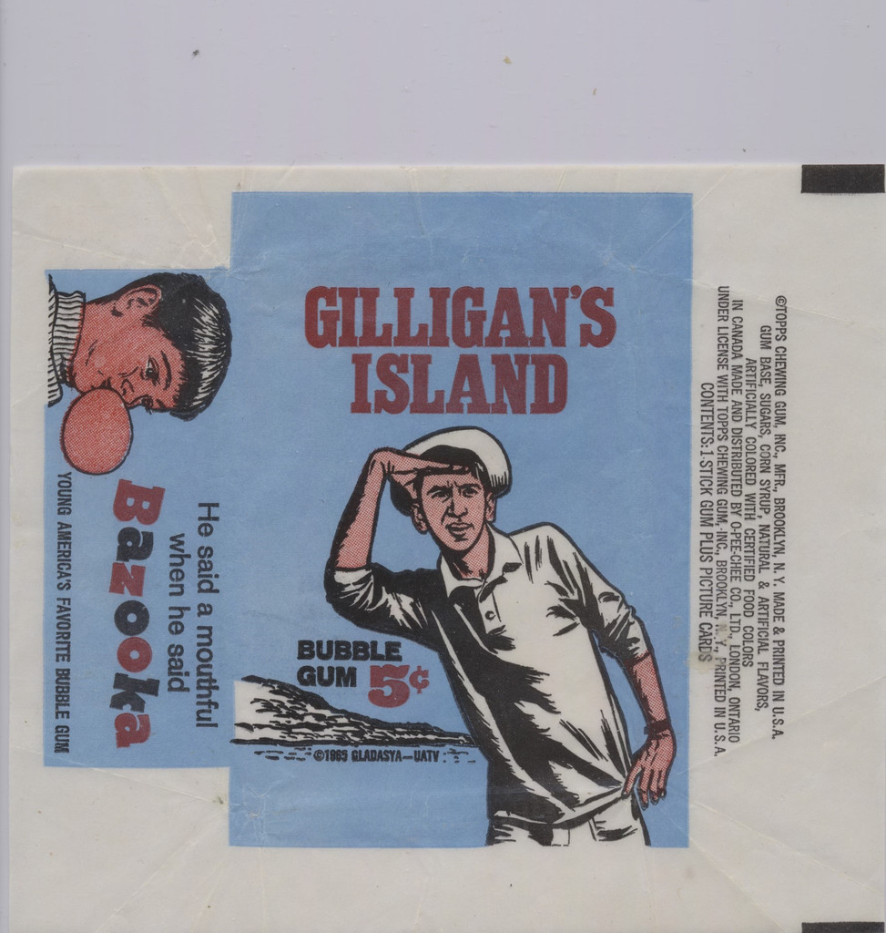 1965 Fleer Gilligan Island's Island 5 Cents Wrapper  TOUGH!!  #*sku34979