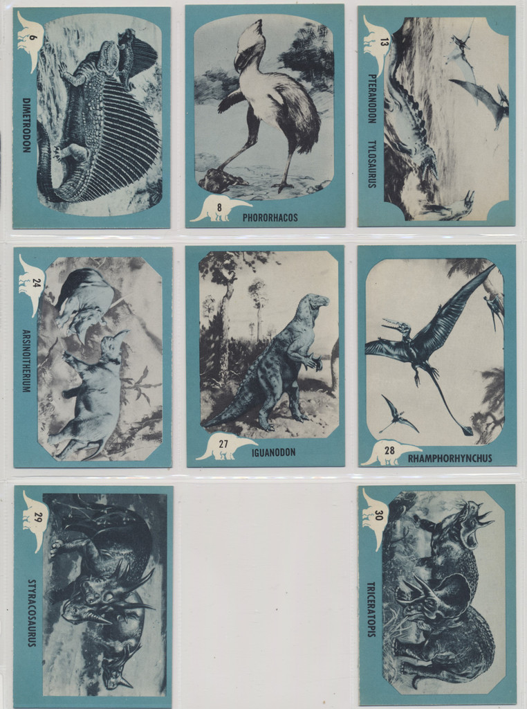 1961 Nu-Cards Dinosaurs Series 28/80  #*sku34996