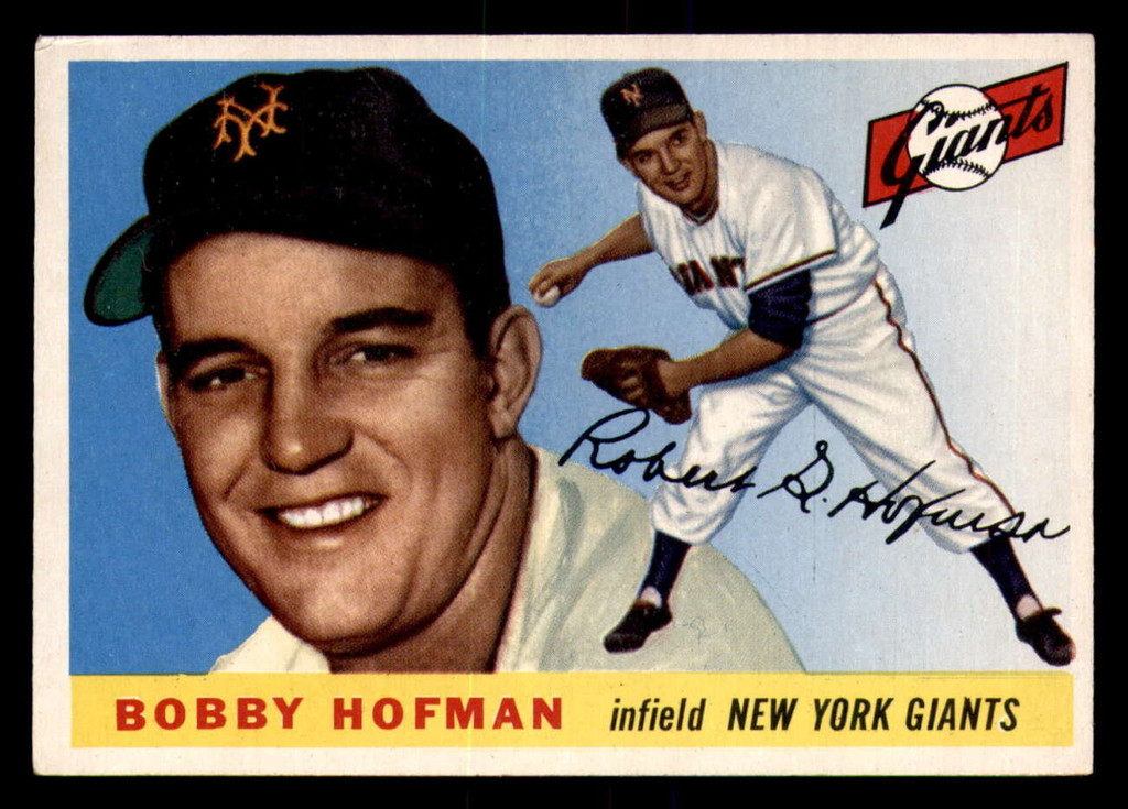1955 Topps #17 Bobby Hofman Very Good  ID: 357192