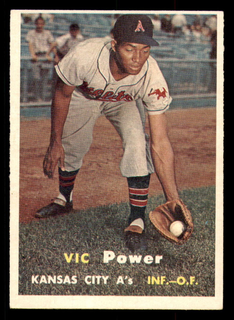 1957 Topps #167 Vic Power UER Ex-Mint 