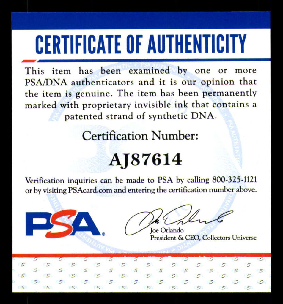 Jerry Kramer 8 x 10 Photo Signed Auto PSA/DNA COA Green Bay Packers