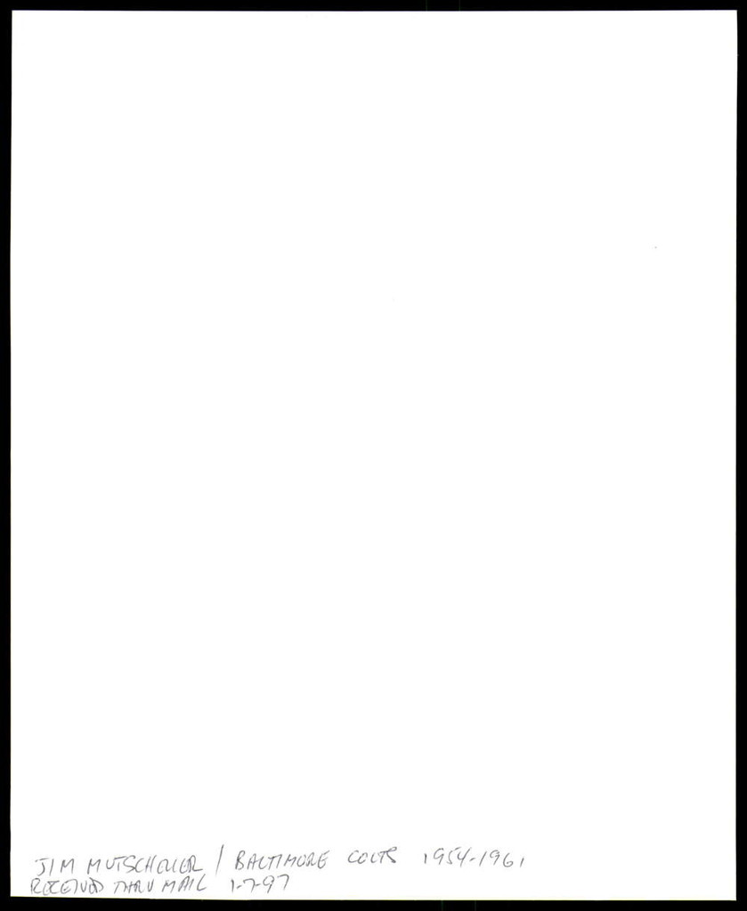 Jim Mutscheller 8 x 10 Photo Signed Auto PSA/DNA COA Baltimore Colts