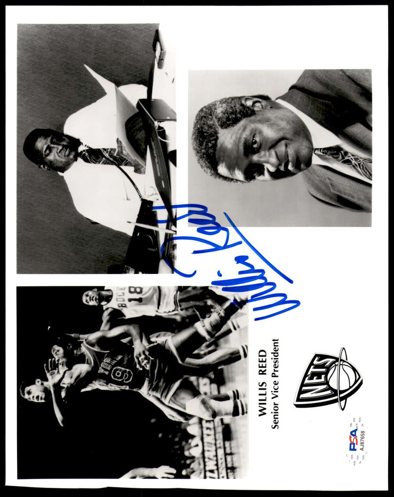 Willis Reed 8 x 10 Photo Signed Auto PSA/DNA COA New York Knicks