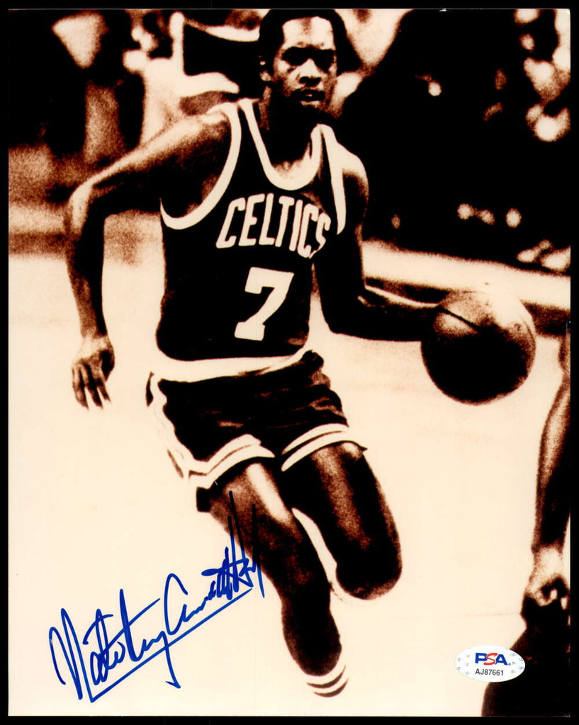 Nate Tiny Archibald 8 x 10 Photo Signed Auto PSA/DNA COA Boston Celtics HOF